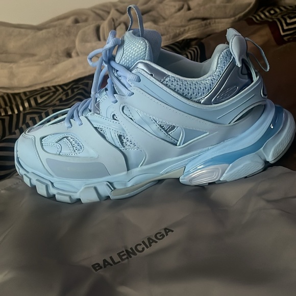 Balenciaga BB track runners, color blue, size 8.5 - Picture 2 of 5